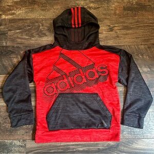 Adidas boys pull over long sleeve sweatshirt size 8/S